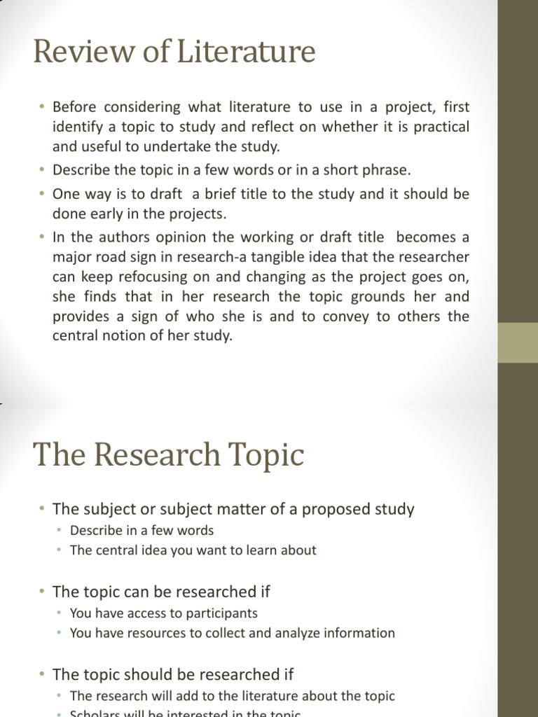 How to write literature review in qualitative research picture