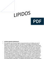 LIPIDOS - PPT PRESENTACION