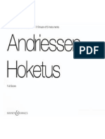 Andriessen, Louis - Hoketus