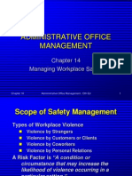 Administrative Office Management: Managing Workplace Safety