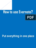 How To Use Evernote? A Sample Tutorial