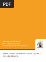 C-Obs 41 Standards in Maternity Care Review Mar 12