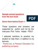 Sample of Questions and Answers - Text Book Material