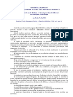 HOTĂRÎREA nr.18 (2004) Cu Privire La Unele Chestiuni Ce Vizează Procedura de Eliberare