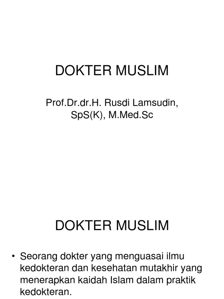 Dokter Muslim