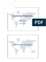 E Iit Ti Economic Integration: Short Practical Introduction