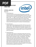 Intels' Case Study Analysis