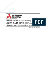 PH50 Series XL50, XL21 Series: Set-Up and Installation Manual