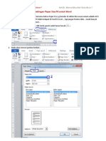 Settingan Paper Size F4 Untuk Word