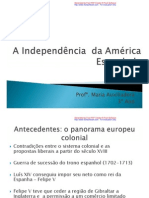 A Independencia Da America Espanhola