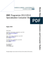 MME Programme 2012 Consumer Studies (2)