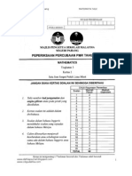 PMR Pahang 2010 Matematik k2