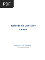 informática-Relação de Questões