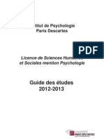 Guide études 2012-2013