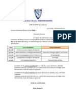 Circular Examenes Bloque Comun Nivel 1 Coruña Alumnos