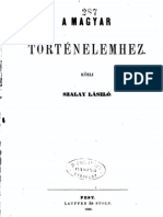 Szalay László - A magyar történelemhez 1860.