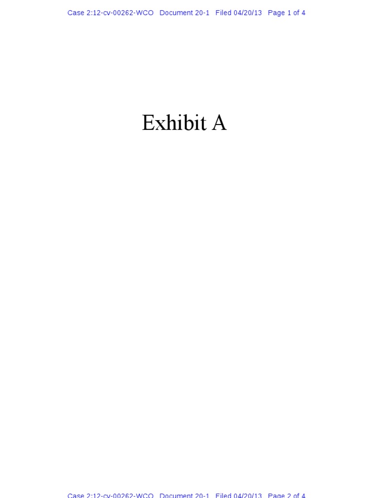 Exhibit A | PDF | Lawsuit | Internet