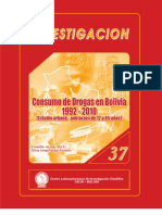 Consumo de Drogas en Bolivia 1992-2010