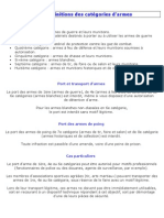 Categories Armes PDF