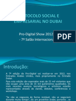 Protocolo Social Empresarial Dubai