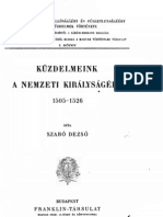 Szabó Dezső - Küzdelmeink A Nemzeti Királyságért, 1505-1526 (1917)