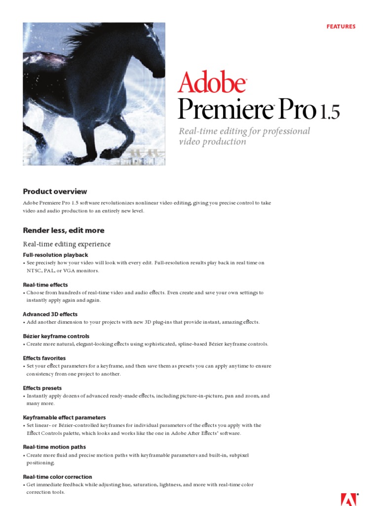 adobe premiere pro 1