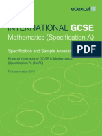 UG022527 International GCSE in Mathematics Spec A For Web