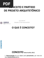 - Conceito e Partido