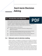 Short Term & Long Term Decision Making