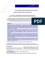 Comparison of Procalcitonin and CReactive