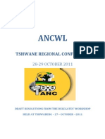 Ancwl - Rules and Procedures