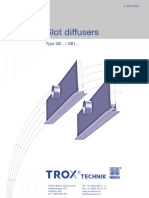 Slot Diffusers: Type SB... / SB1..