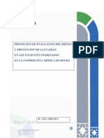 Protocolo Evaluacion Del Riesgo y Prevencion de Caidas de Los Pacientes Ingresados en La Cooperativa Medica de Rocha