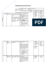 Planificación Sectorial Semanal Julio