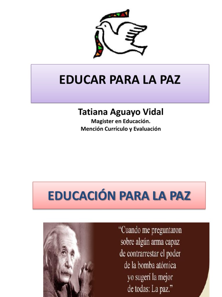 Educación Social para la Paz y Valores | PDF | Conflicto (proceso ...