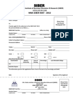 Application Form SIBER MAT 2012