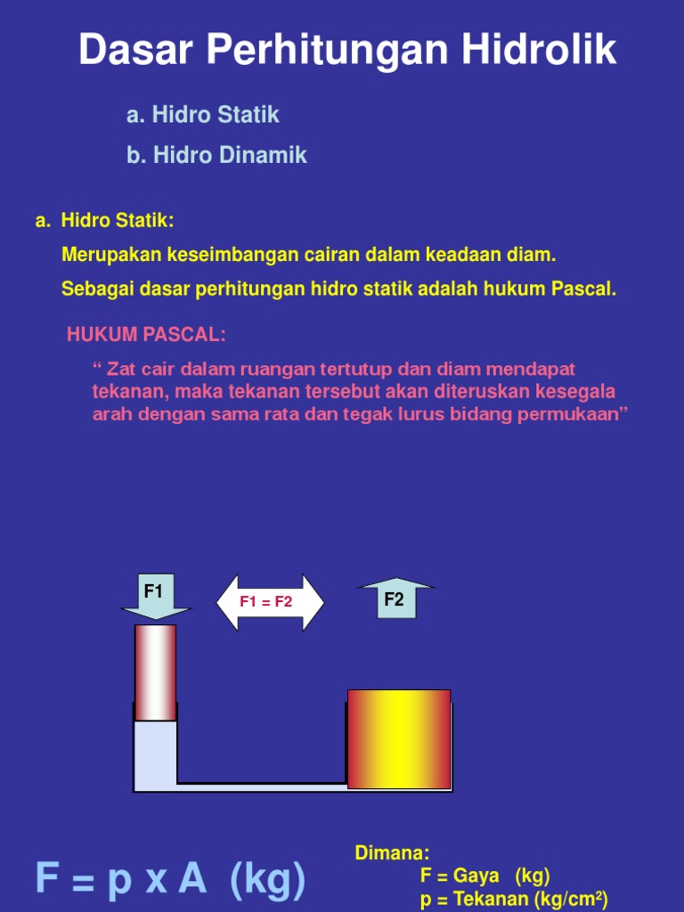 Dasar Perhitungan Hidrolik Pdf