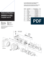 VIS 30 - 005 & VIS 40-004 Standard and Wheel Motors: Complete Seal Kit