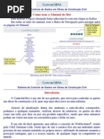 Manual do Site www.ControlaObra.com.br