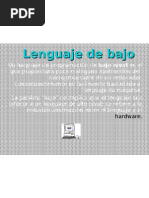 Lenguaje de Bajo Nivel