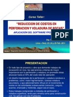 I. Diagnostico General de La Perforacion y Voladura de Rocas