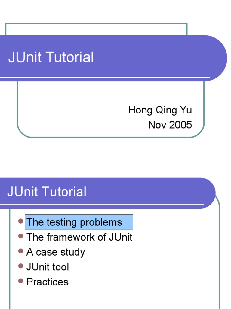 JUnit | PDF