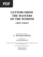Jinarajadasa, C - Letters From the Masters of the Wisdom 1st Serie