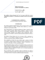 Decreto Ejecutivo 69 Del 17 de Abril 2013 (Permiso de Trabajo A Extranjeros Profesionales)