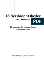 18 German Christmas-Songs for Guitar