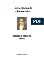 MORENO MARIANO Representacion de Los Hacendados