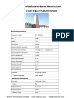 Decorative Antenna-Regular Cover-Square Column Shape