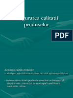 Asigurarea Calitatii Produselor