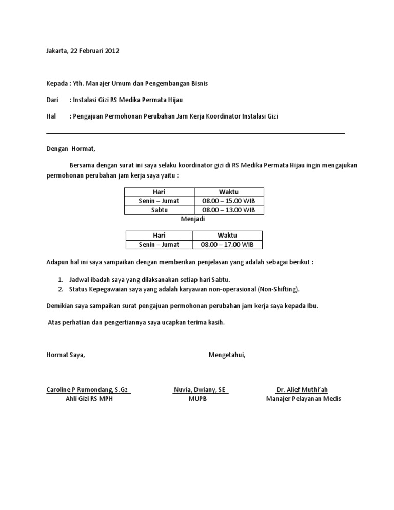 Contoh Surat Permohonan Addendum Waktu - Surat 34