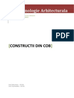 Constructii Din Cob - Eseu